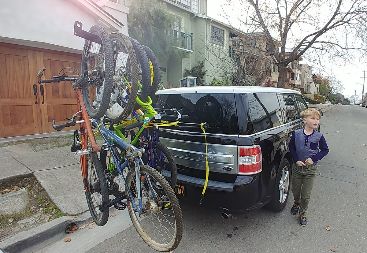 Ford flex bike online rack