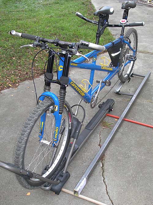 tandem bike rack